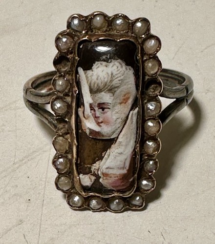 Anello donna oro antico - in, con