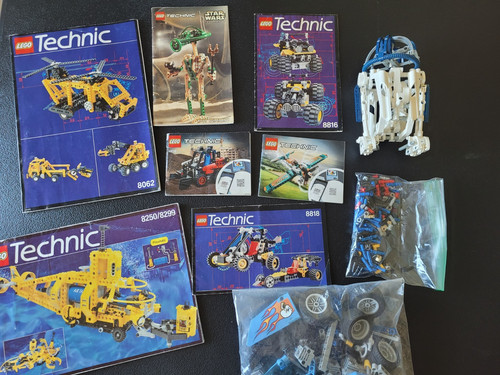 Lego technic lot manuals - lego,
