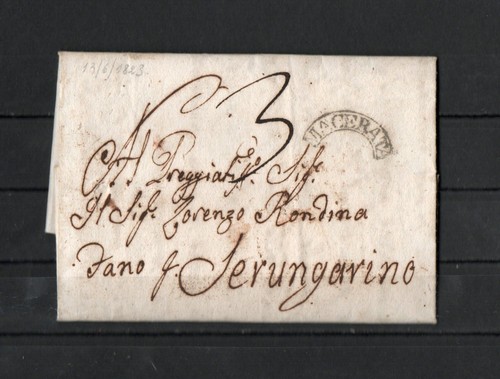 Regno italia lettera - regno, d'italia