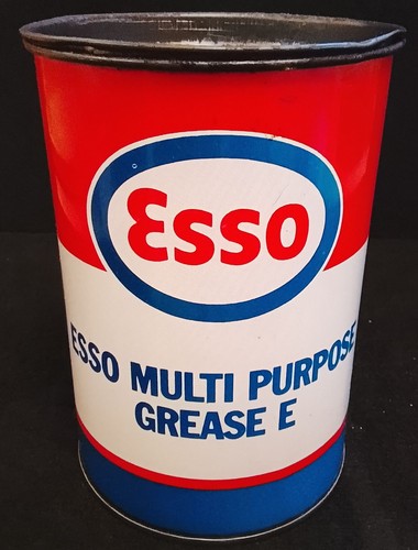 Lattina vintage grasso esso - grasso,