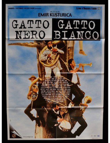 Manifesto gatto nero - nero,