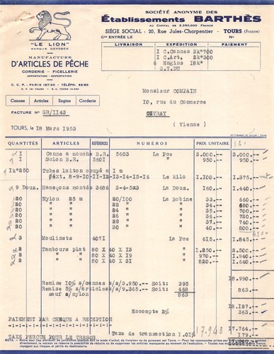 1935 etab barthes articles - ,