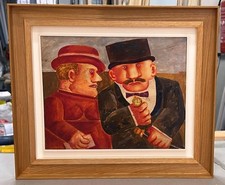 FRANZ BORGHESE: " L'ora esatta", olio su tela 50x40 pubblicato