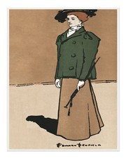Elegante murale vintage donna