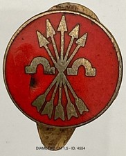 OMS OPERAZIONI MILITARI IN SPAGNA DISTINTIVO DI PROPAGANDA S.A.PICCHIANI FIRENZE