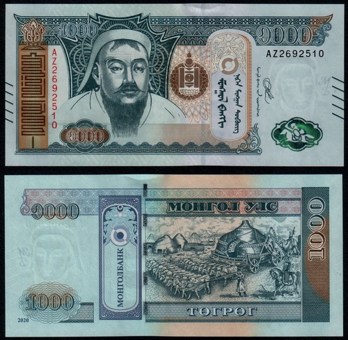 Mongolia 1000 turik 2020 - mongolia, (p75)
