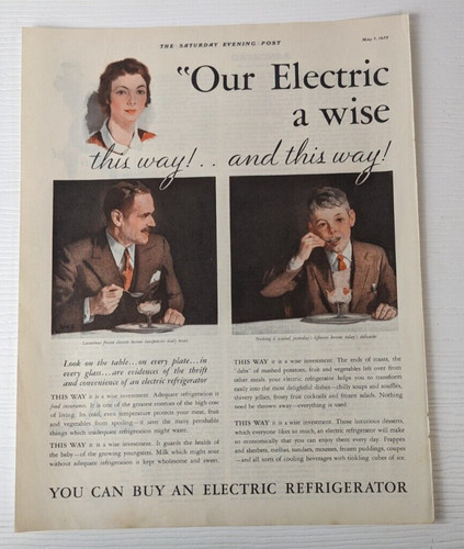Frigorifero elettrico vintage - elettrico,