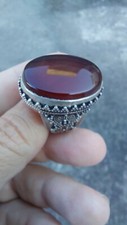 Anello GRANDE ROSSO Yemenita