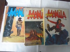 JOHNNY MANILA CERRETTI LOTTO DI 3 FUMETTI BUONE CONDIZIONI