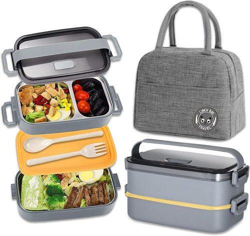 Lunch box acciaio kit - box,