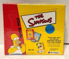 2000 Simpsons Film Cards Card Box 24 confezioni Artbox / Cards Inc sigillato in fabbrica