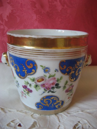 Ancien cache pot - ancien, porcelaine