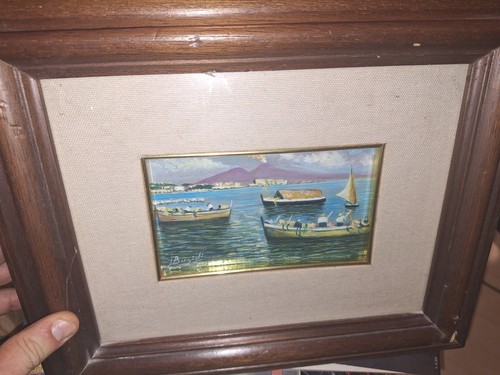 Dipinto olio tavola - ad, su