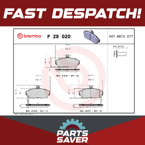 Set pastiglie freno adatte - , per