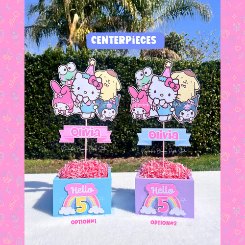 Centrotavola hello kitty e - centrotavola,