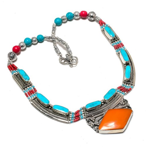 Collana turchese corallo