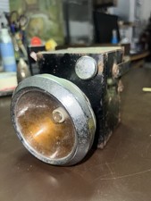 Torcia elettrica vintage E. Owl Prod USA – anni ‘50 – metallo nero – collezione