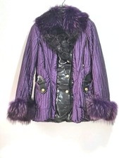 Cappotto donna viola vintage