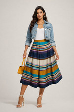 Gonna Max Mara Originale Righe