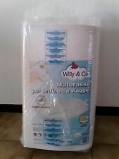 MATERASSO MATERASSINO LETTINO VIAGGIO CAMPEGGIO 120 X 60 LAVABILE PIEGHEVOLE