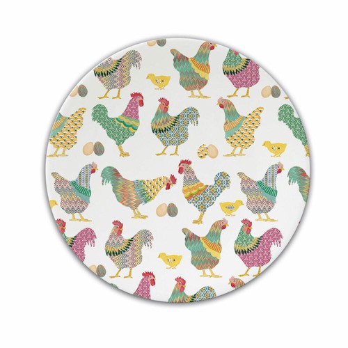 Ppd galli galline piatto - galli,