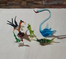 Lotto Animali In Vetro Di Murano 5 Pezzi Vintage
