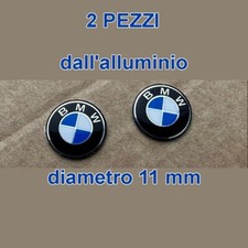 2 LOGO CHIAVE BMW STEMMA ADESIVO PULSANTE TELECOMANDO BMW 11mm
