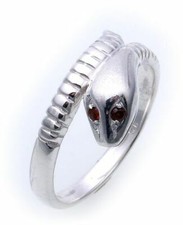Anello serpente argento - a, in