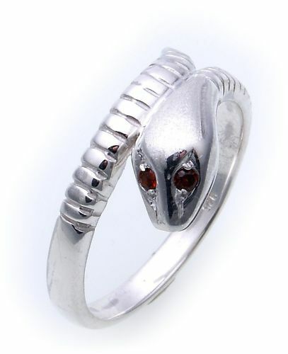 Anello serpente argento - serpente, in