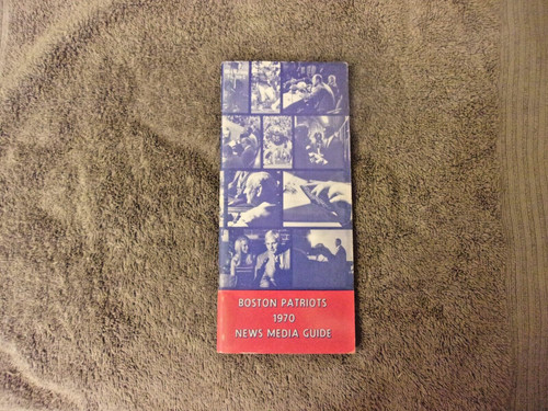 1970 boston patriots media - boston,