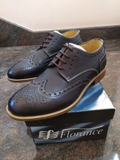 Scarpe Uomo Pelle Blu N.40