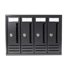 Cassetta Postale Esterno Condominiale Antracite  Vari Scomparti
