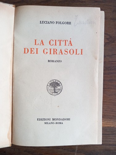 Luciano folgore la città - folgore,