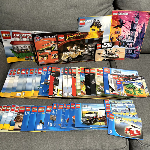 Lotto manuali lego 50 - manuali, 50+