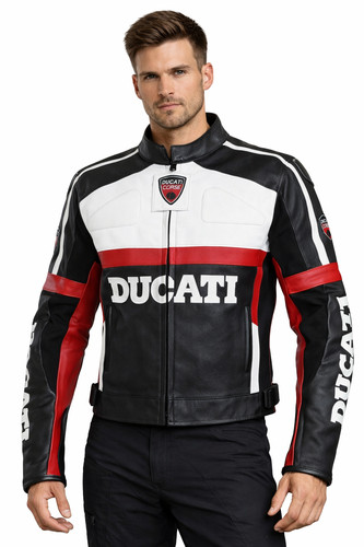 Ducati giacca moto nera - ducati,