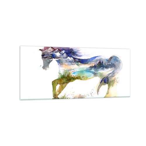 Quadro vetro 120x50cm - quadro, su