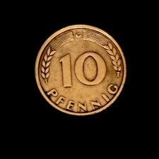 10 Pfennig 1949 G Banca dei