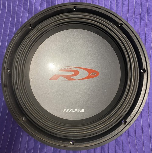 Alpine type subwoofer - type-r, 15"