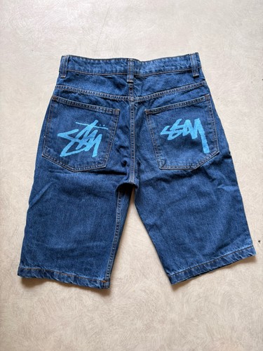 Short jeans stüssy streetwear - short,