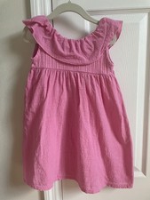 ZARA Pink Ruffled Dress 4-5
