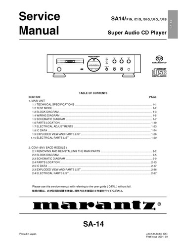 Servizio manuale istruzioni - servizio,