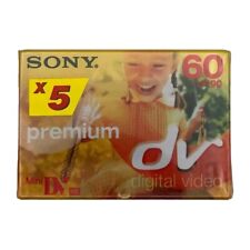 5x Sony Mini DV 60/90 Premium