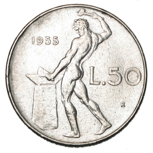 Italia repubblica lire 1955 - repubblica,