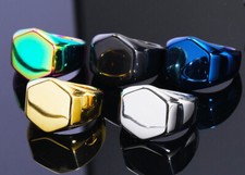 Anello esagonale geometrico - anello,