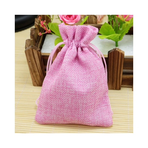 Sacchetti juta rosa bomboniere - sacchetti,