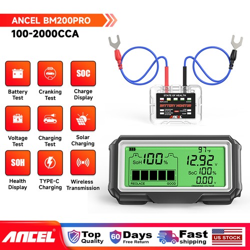 Ancel bm200 pro - pro, battery