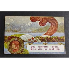 Cartolina Il Comitato Verbanese della "Dante" ai Soldati Feriti