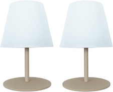 Twins Cream Set Di 2 Lampade