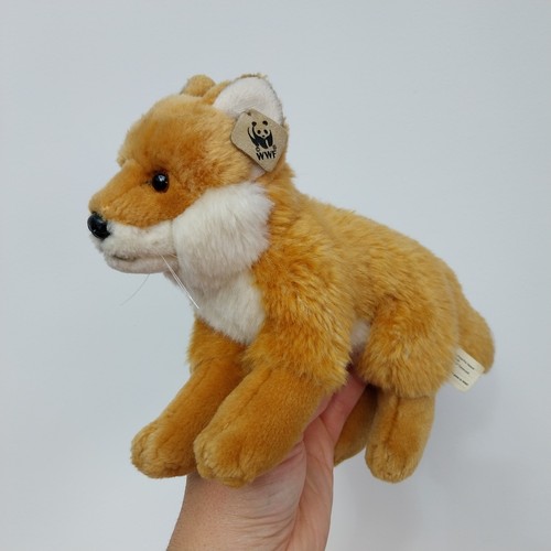 Wwf red fox plush soft - soft, ear