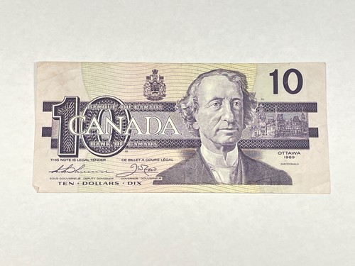 Banconota canada dollari - banconota, 10